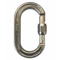 iclimb 210SLS 對稱性正O手鎖鋁合金鉤環 24kN 銀色 